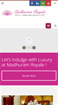 Mobile Screenshot of madhuramroyale.com